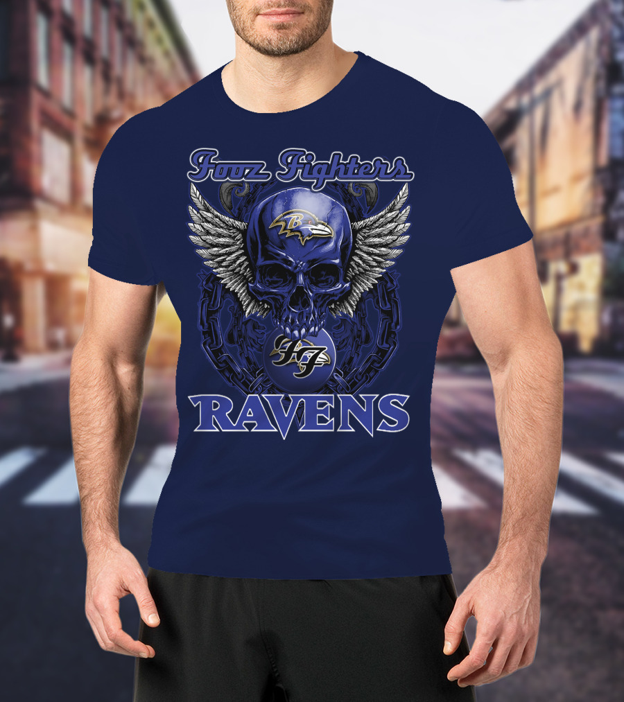 Foo Fighters Ravens Baltimore F7 T-Shirt