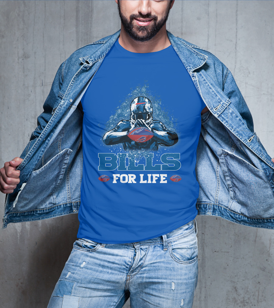 Bills For Life Buffalo Bills Fan Spirit T-Shirt