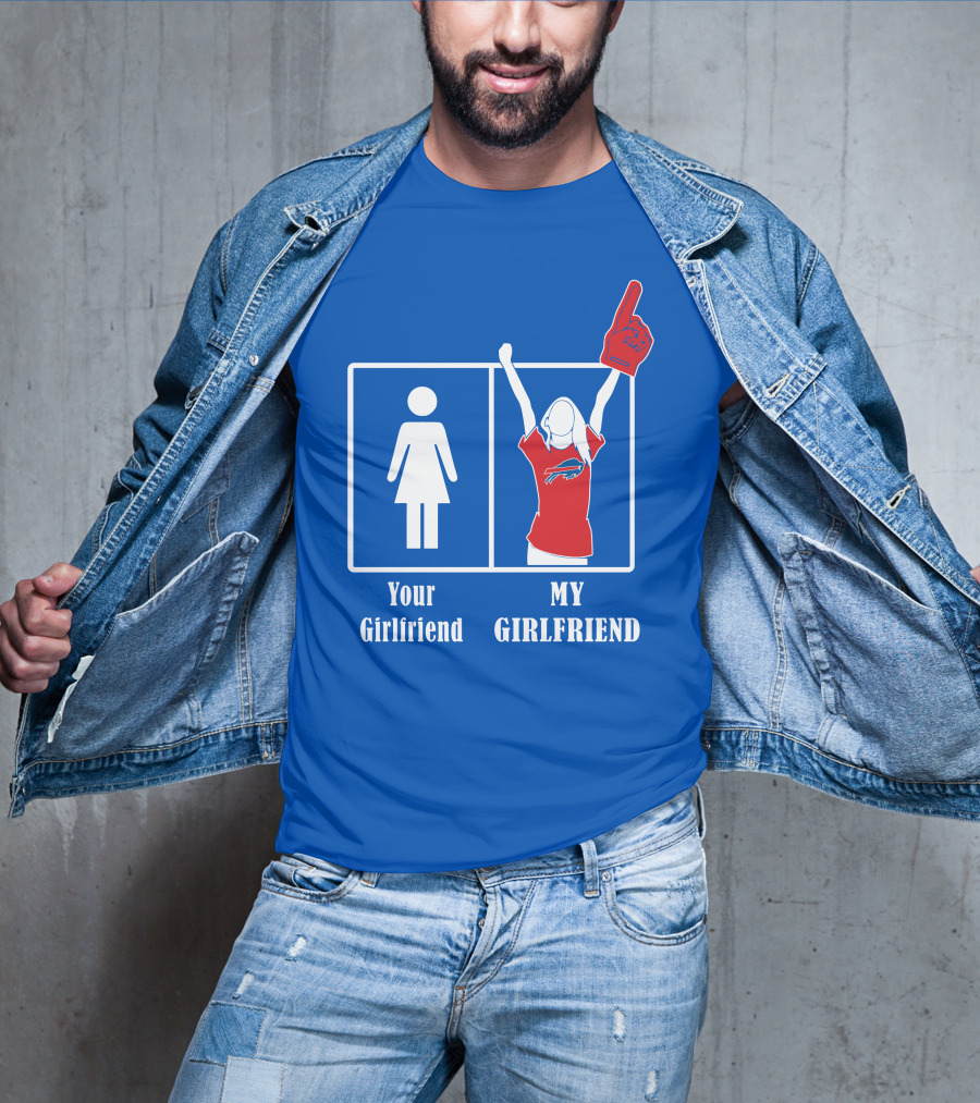 Buffalo Bills My Girlfriend Number One Fan T-Shirt