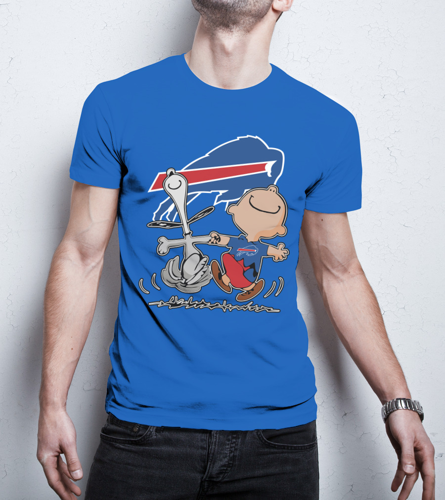 Buffalo Bills Peanuts Dancing Snoopy T-Shirt