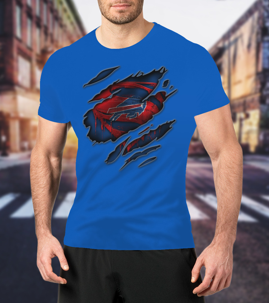 Buffalo Bills Logo Claw Design 81 T-Shirt
