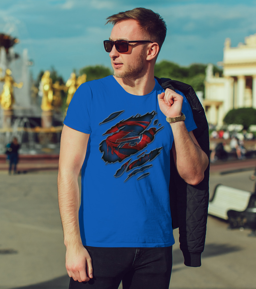 Buffalo Bills Logo Claw Design 81 T-Shirt