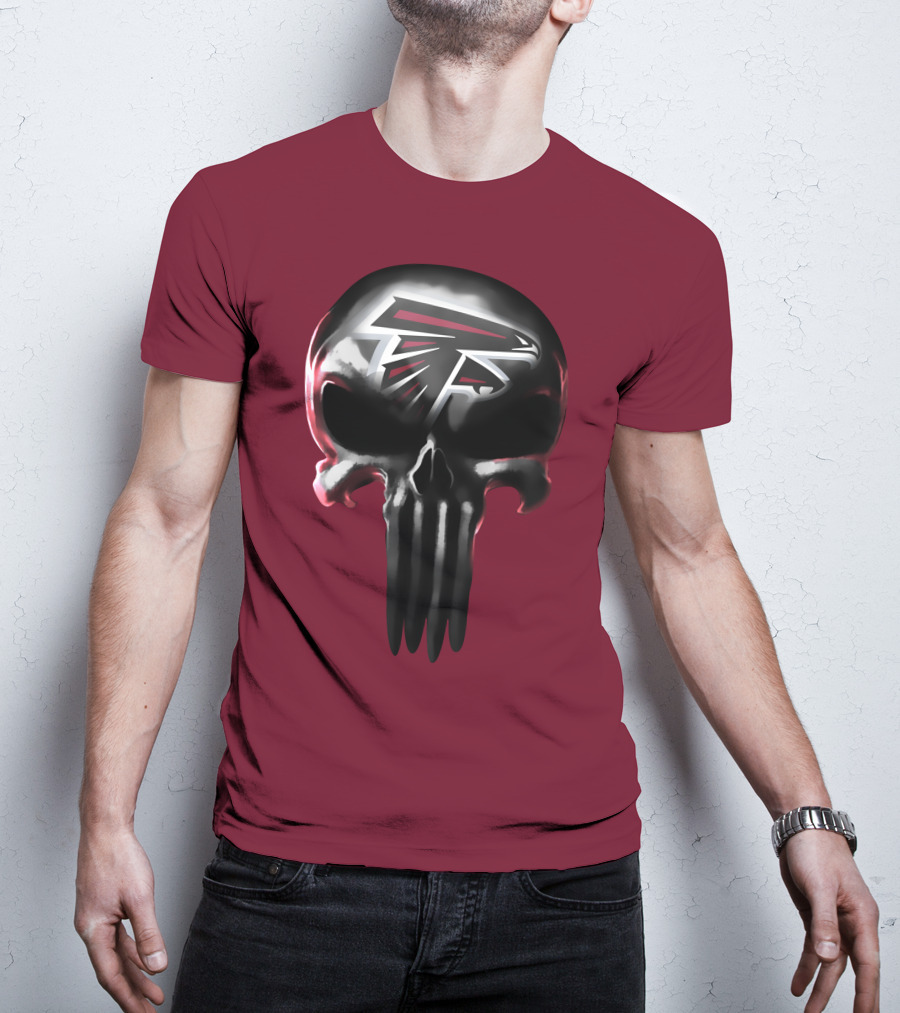 Atlanta Falcons Skull Logo T-Shirt