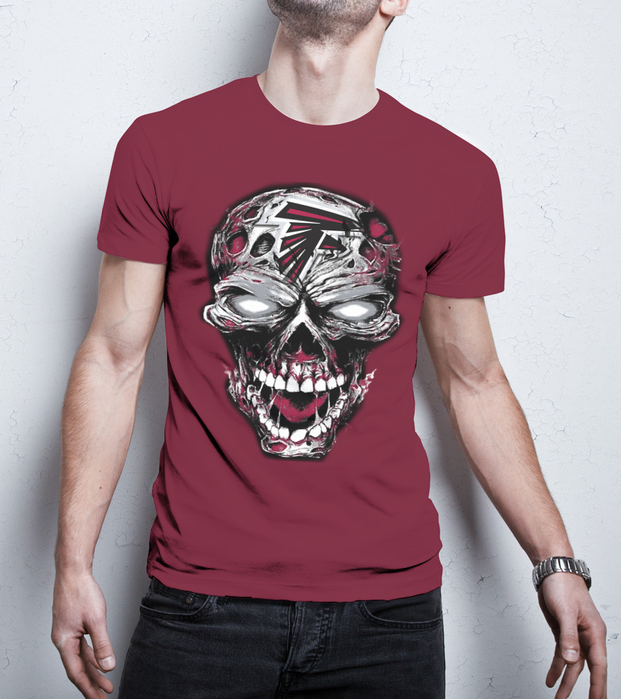 Atlanta Falcons Skull T-Shirt