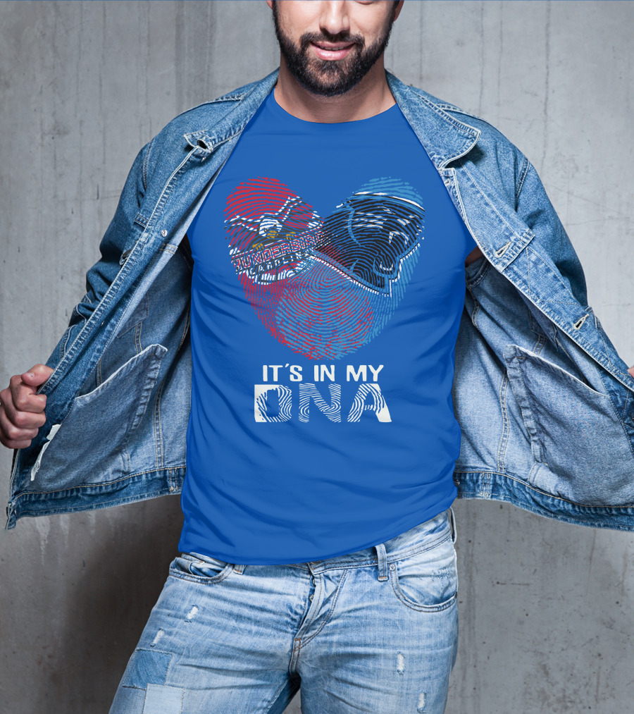 Carolina Panthers Tampa Bay Buccaneers It's In My Dna T-Shirt