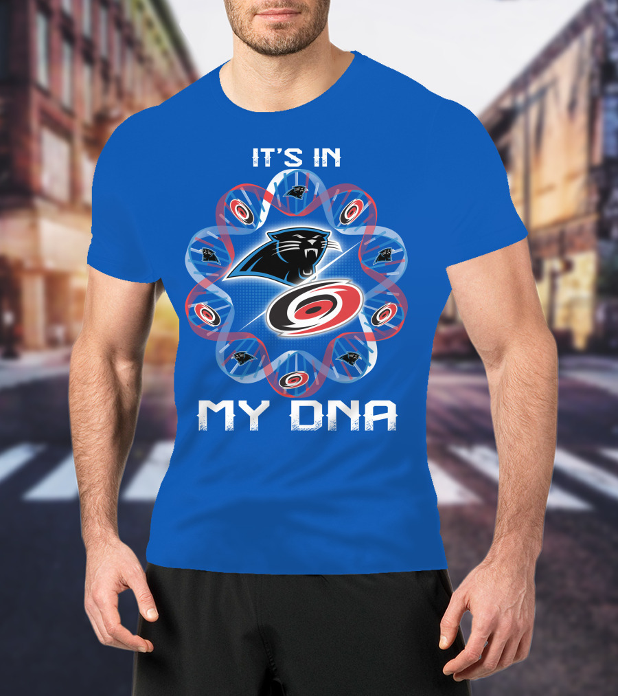 Carolina Panthers And Hurricanes It's In My Dna T-Shirt