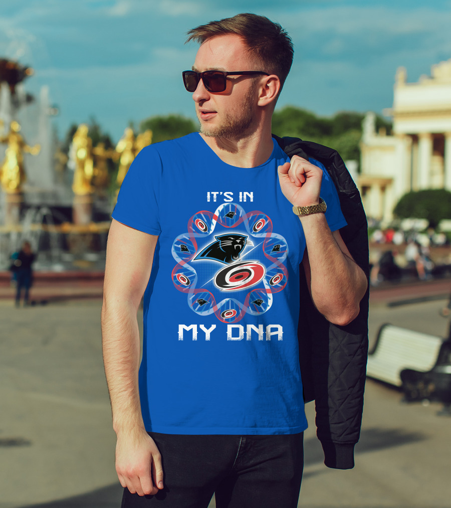 Carolina Panthers And Hurricanes It's In My Dna T-Shirt