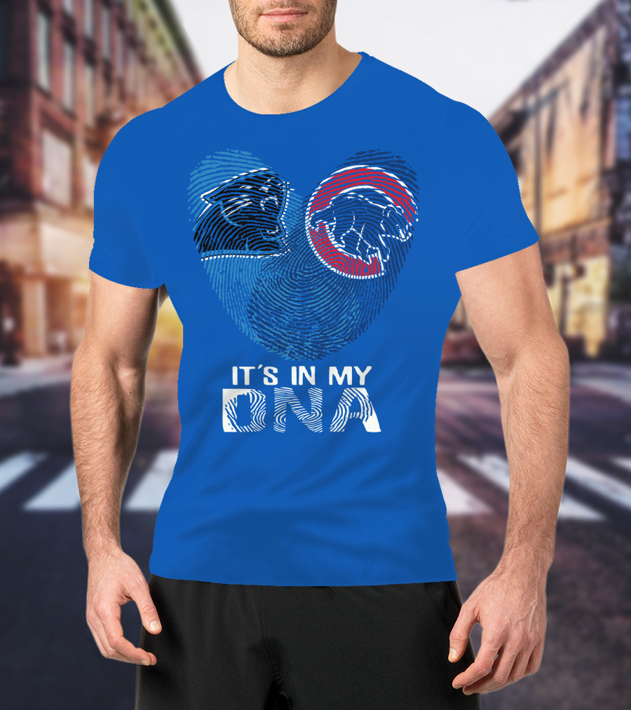 Carolina Panthers Buffalo Bills It's In My Dna T-Shirt