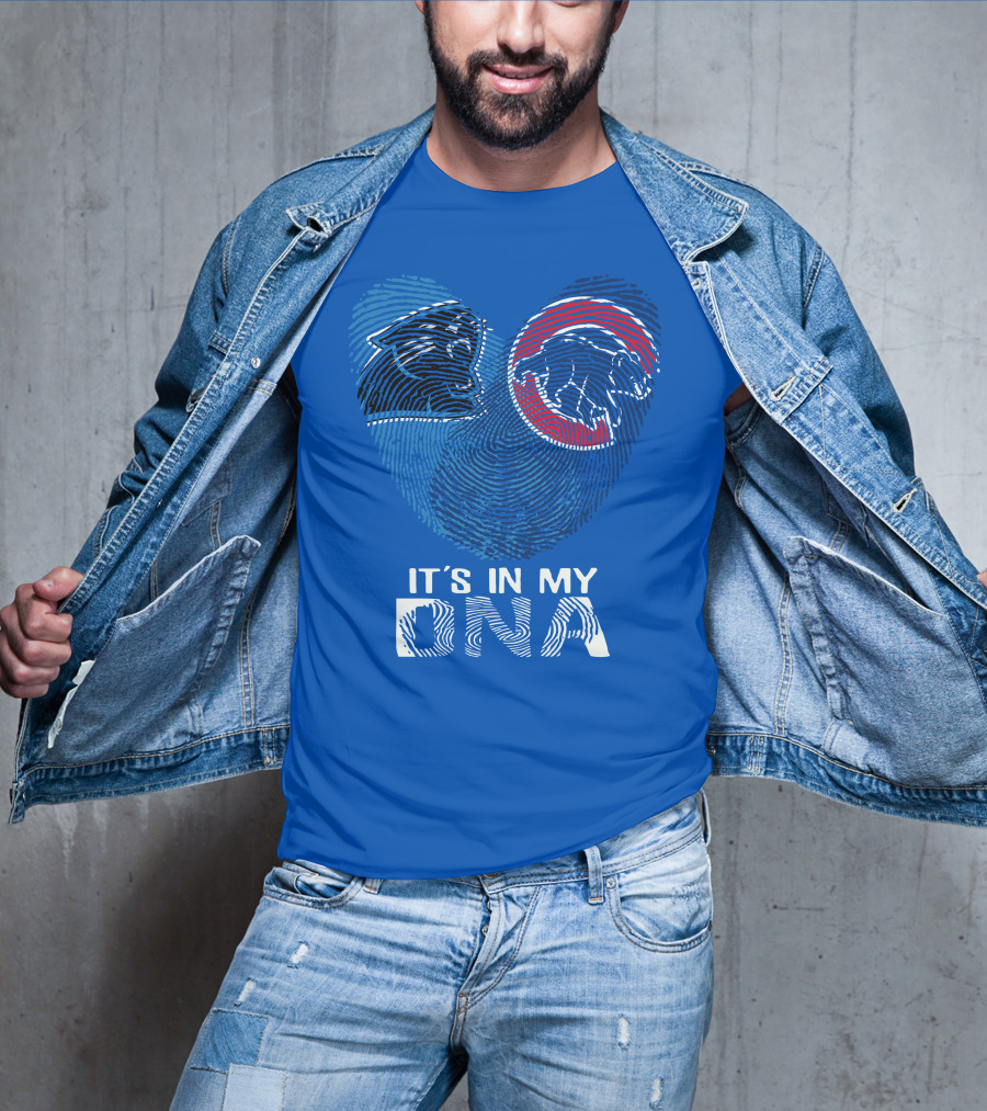 Carolina Panthers Buffalo Bills It's In My Dna T-Shirt