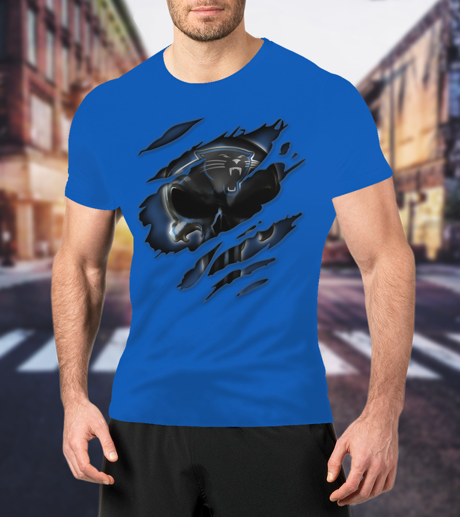 Carolina Panthers 49 Claw Mark T-Shirt