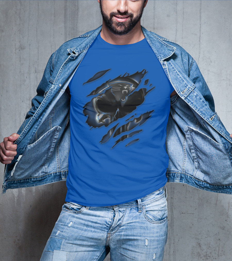 Carolina Panthers 49 Claw Mark T-Shirt