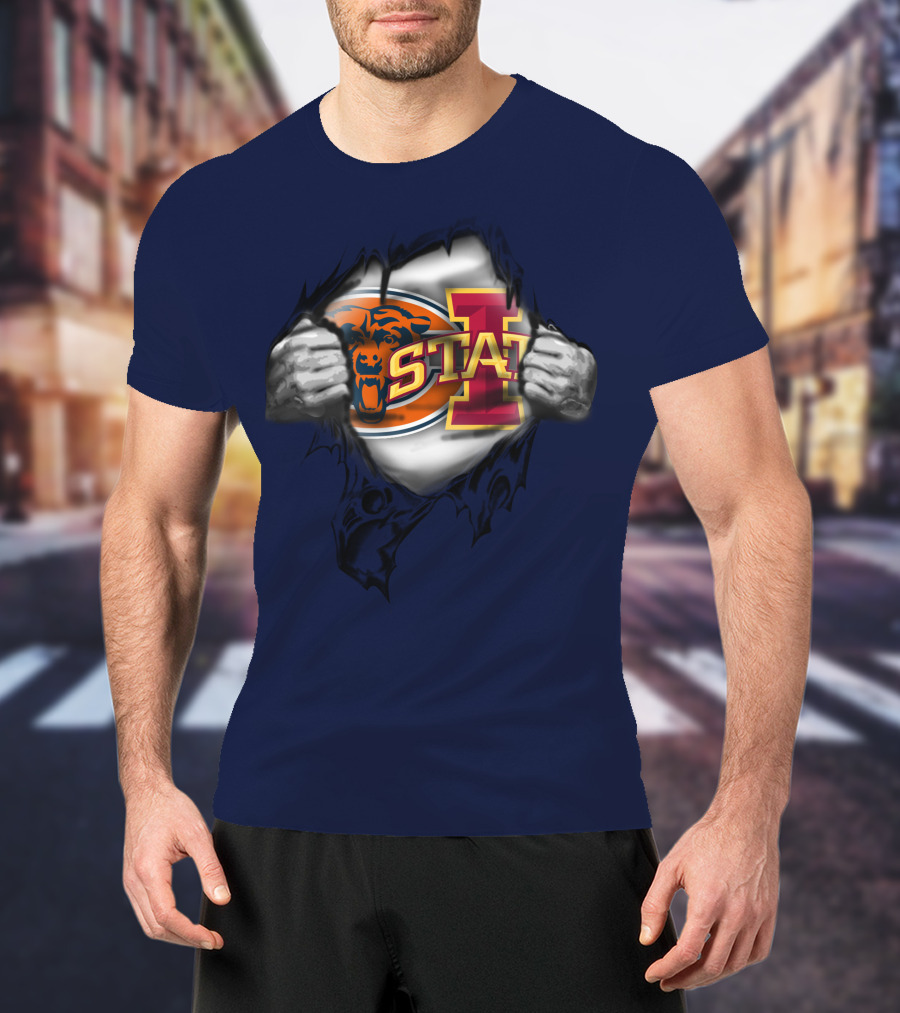 Chicago Bears Iowa State Cyclones T-Shirt