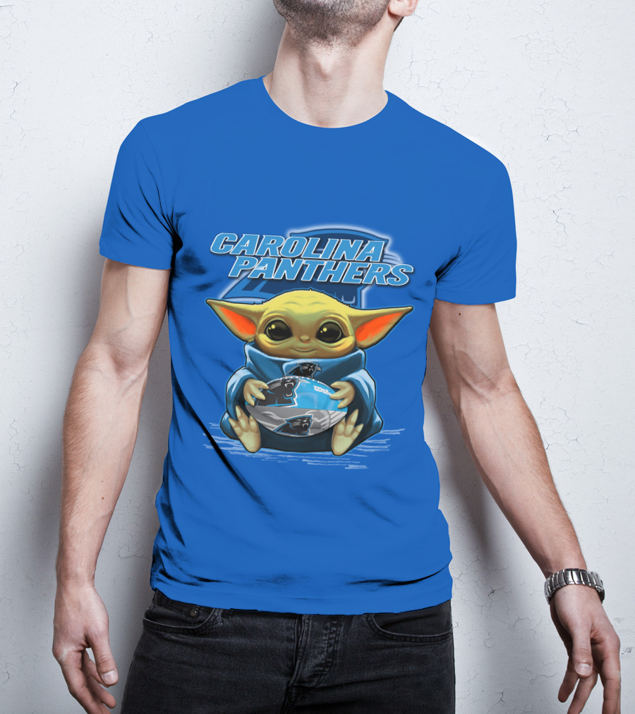 Carolina Panthers Yoda Football Fan T-Shirt