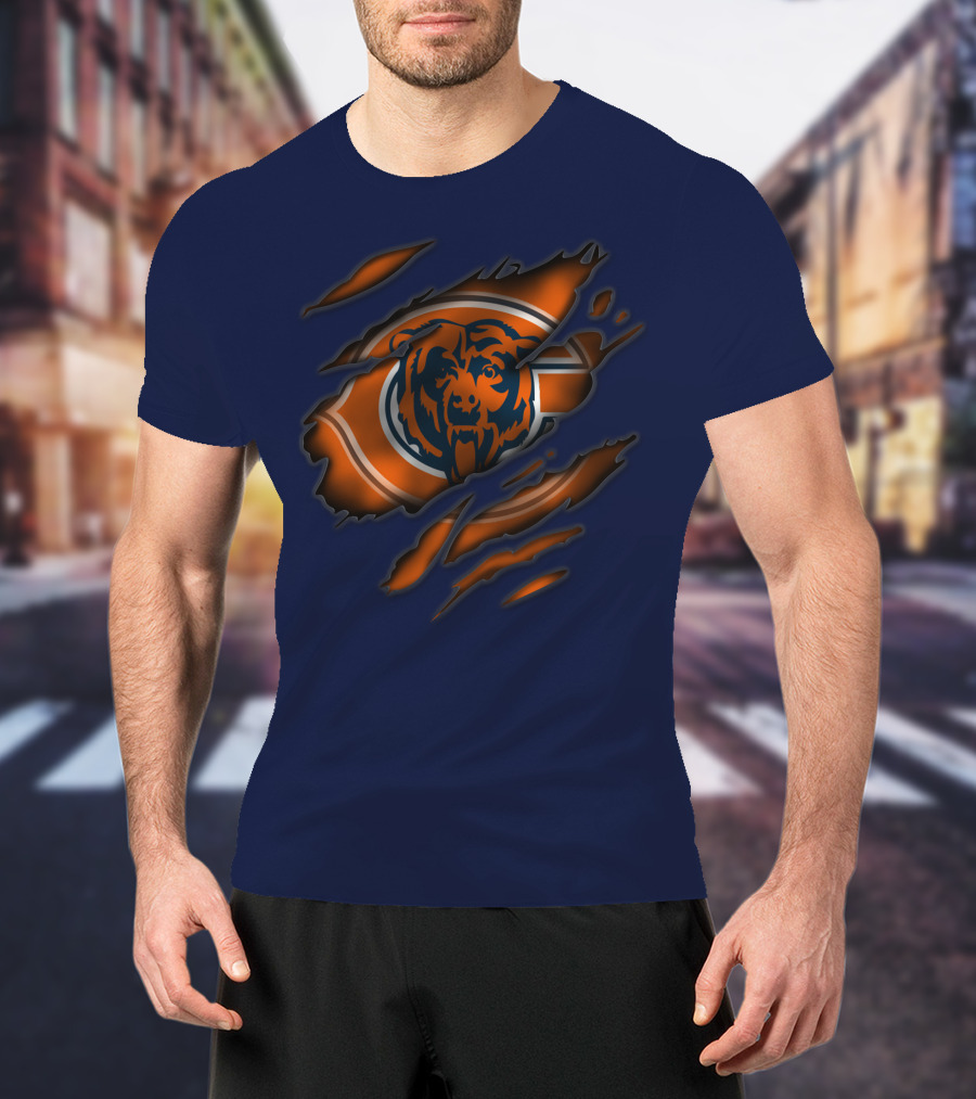 Chicago Bears 42 Claw Scratches T-Shirt