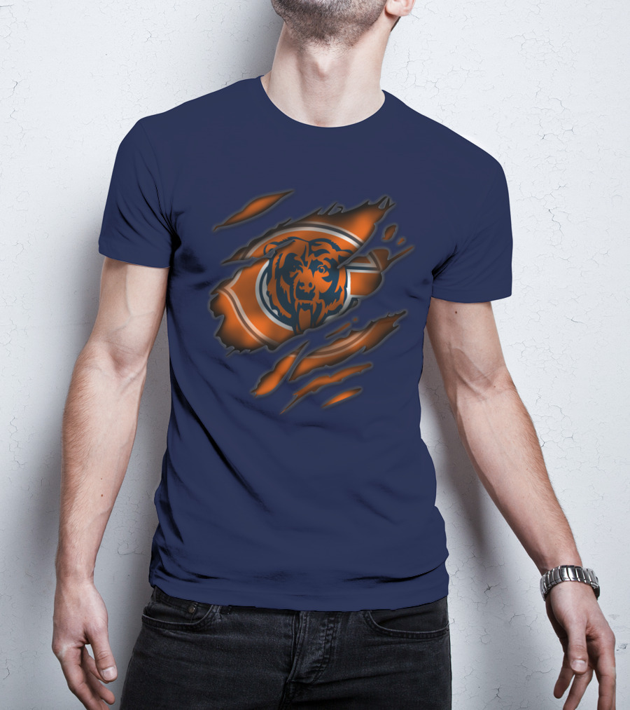 Chicago Bears 42 Claw Scratches T-Shirt