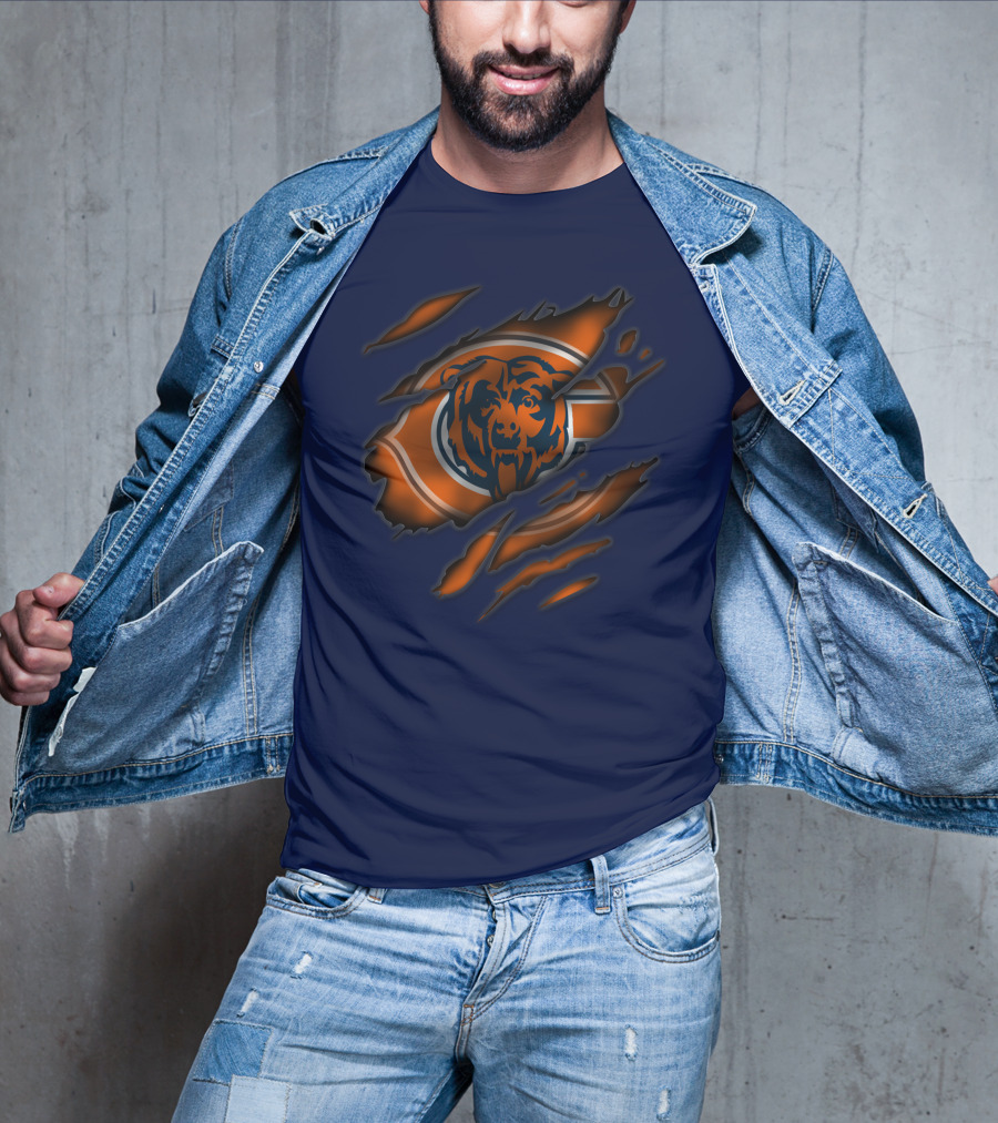 Chicago Bears 42 Claw Scratches T-Shirt