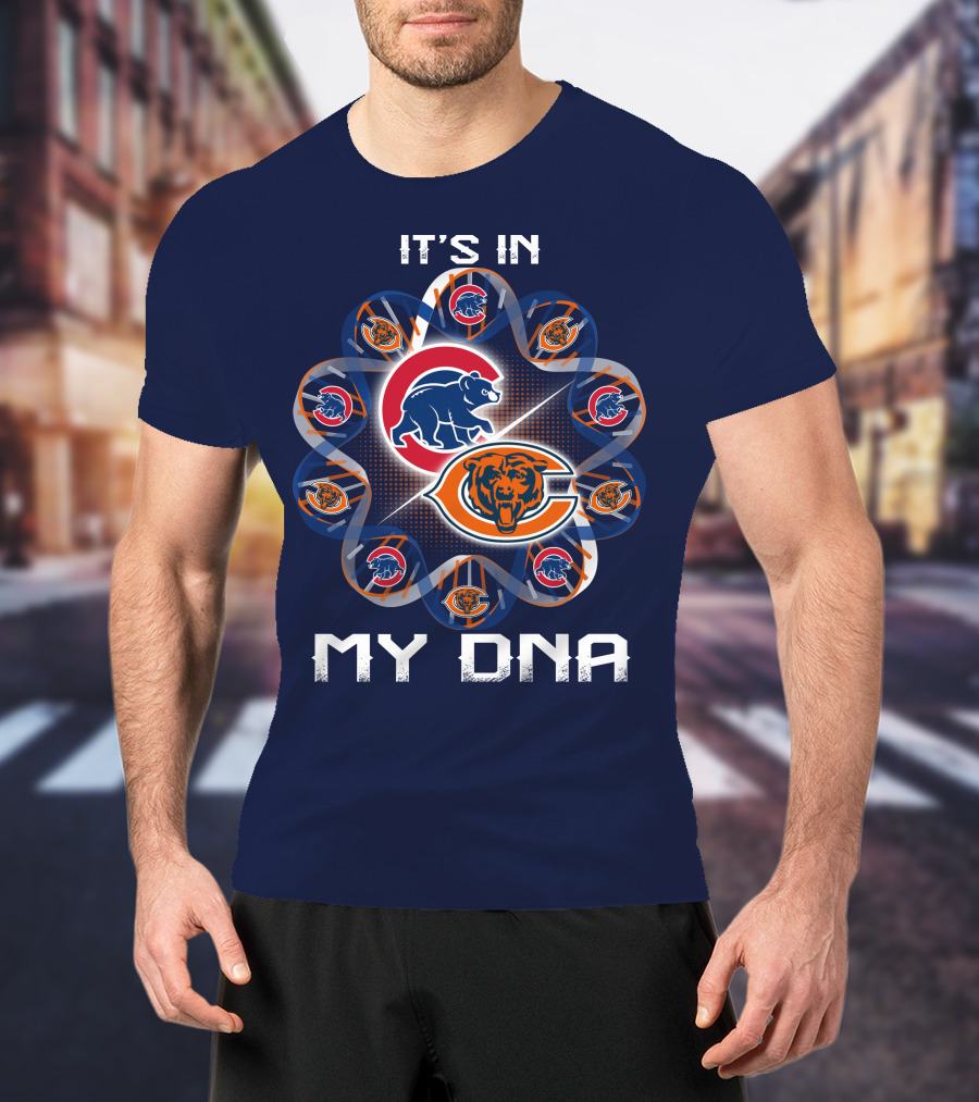 It's In My Dna Chicago Bears Logos T-Shirt