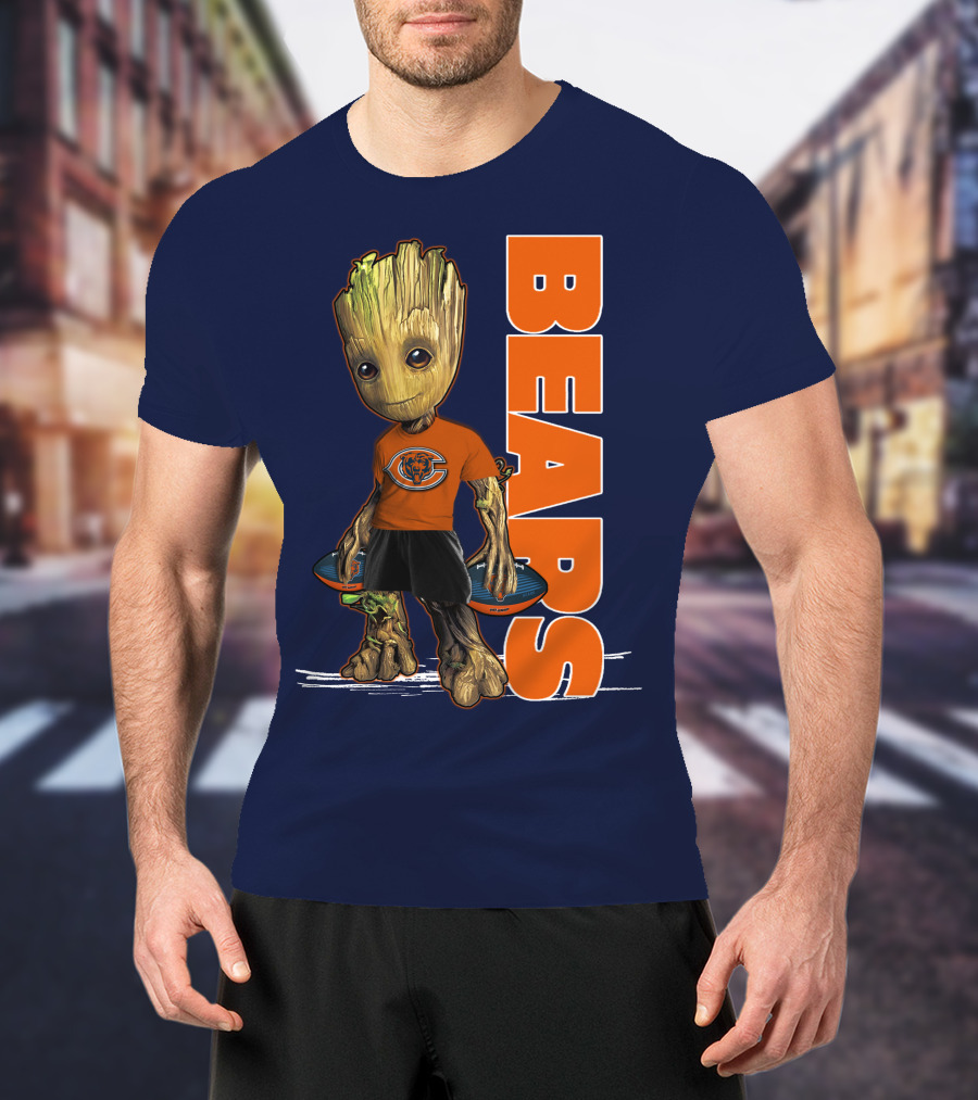 Groot Bears Chicago Nfl Football Fan T-Shirt