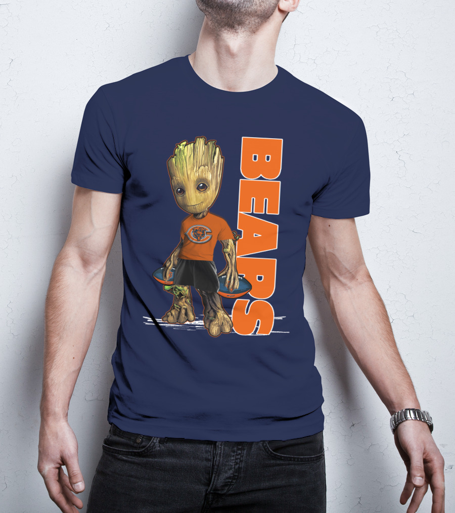Groot Bears Chicago Nfl Football Fan T-Shirt