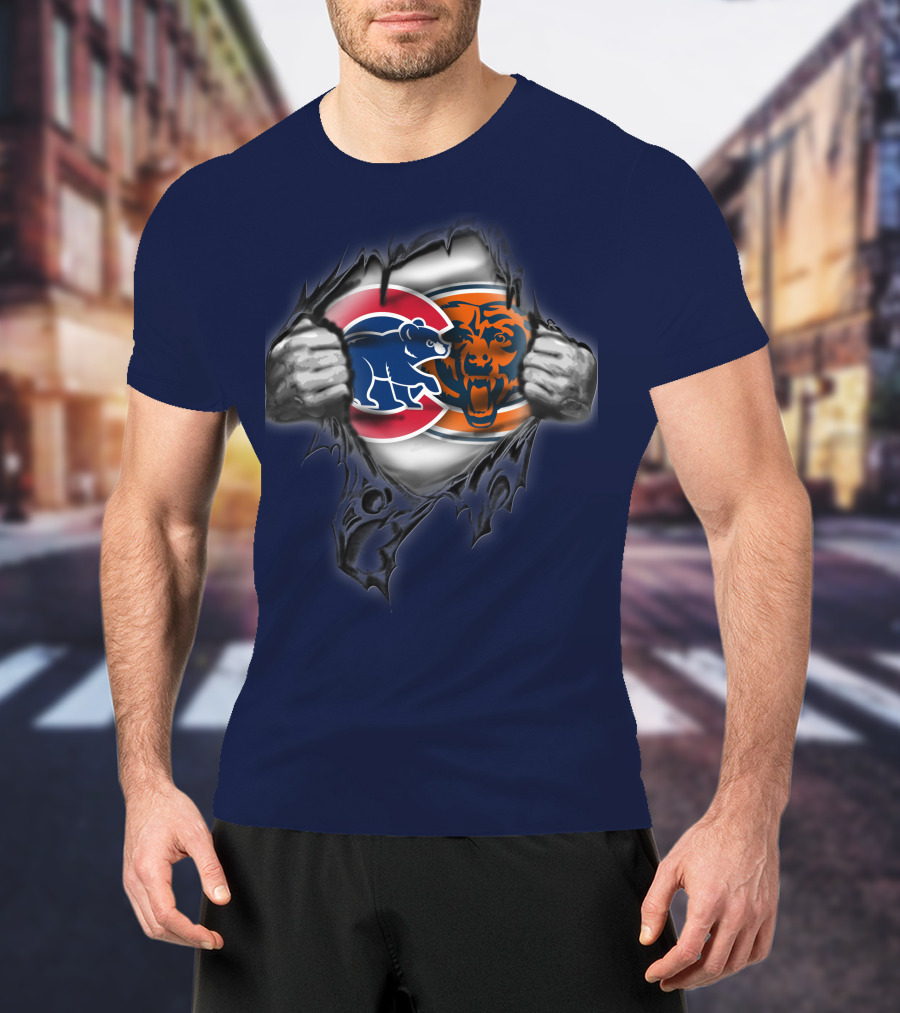 Chicago Bears Cubs Fusion 61 T-Shirt