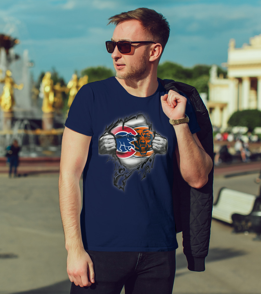 Chicago Bears Cubs Fusion 61 T-Shirt