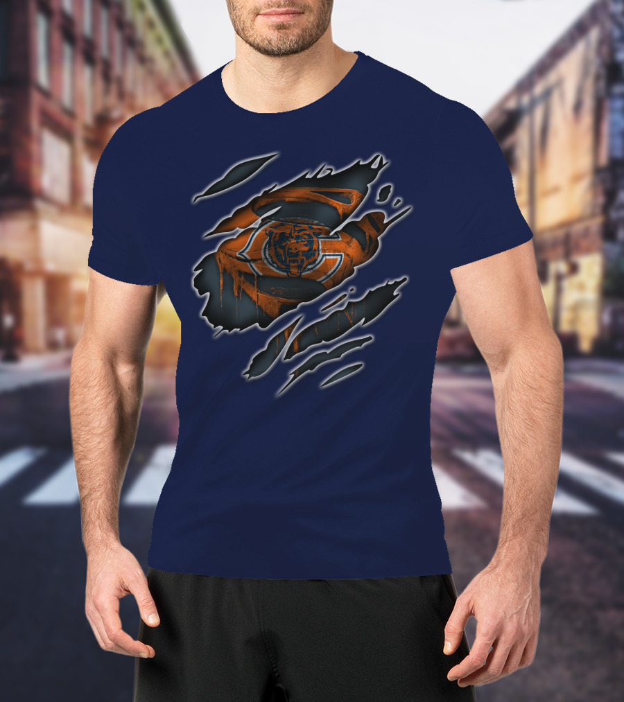 Chicago Bears Claw Mark T-Shirt