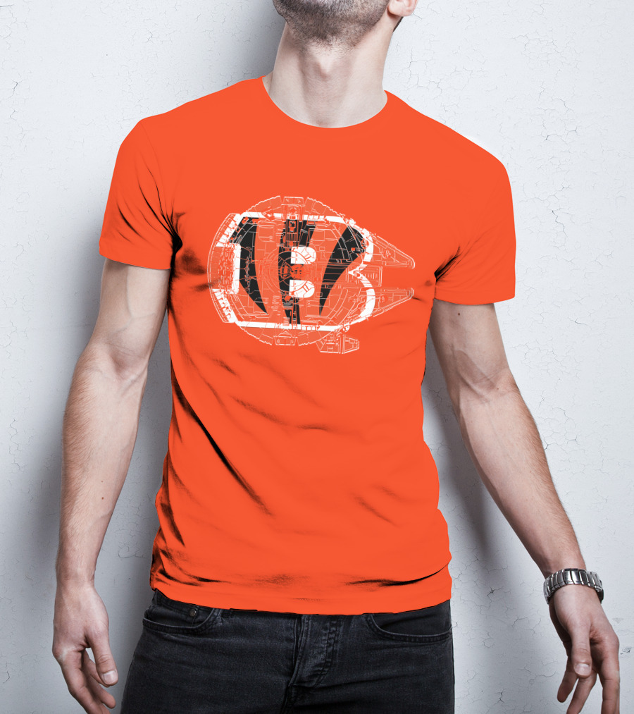 Cincinnati Bengals Millennium Falcon T-Shirt