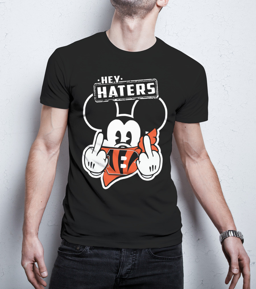 HEY HATERS Mick CINCINNATI BENGALS T-Shirt