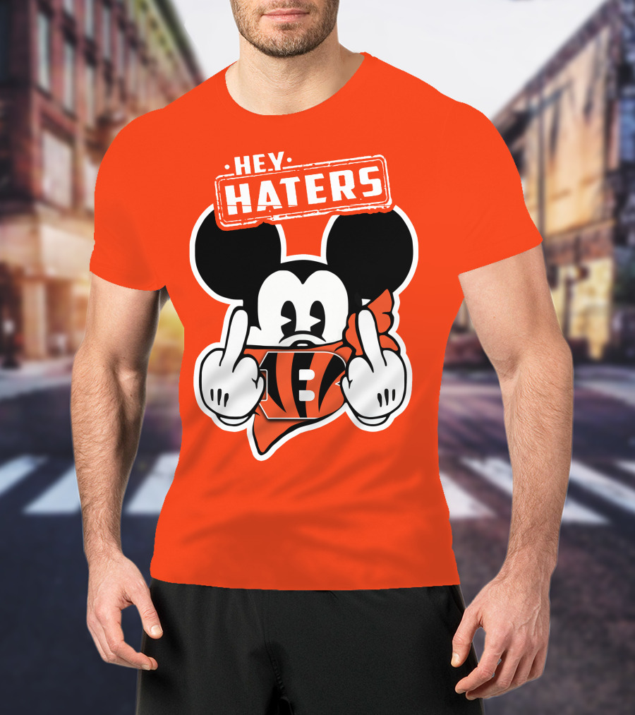 Hey Haters Mick V2 Cincinnati Bengals T-Shirt