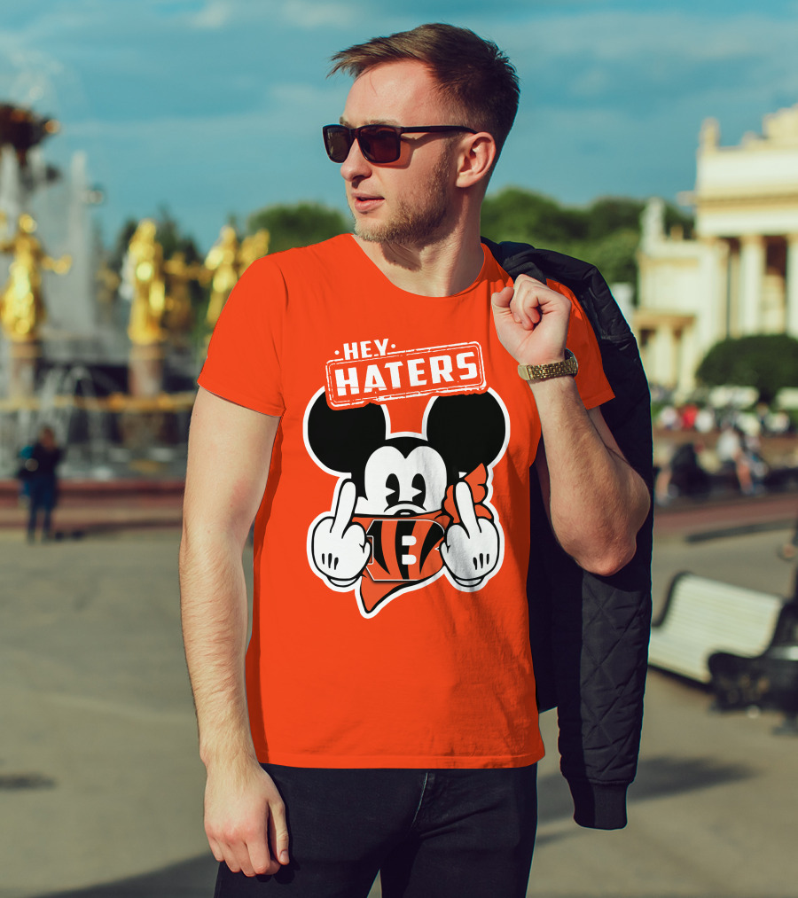 Hey Haters Mick V2 Cincinnati Bengals T-Shirt