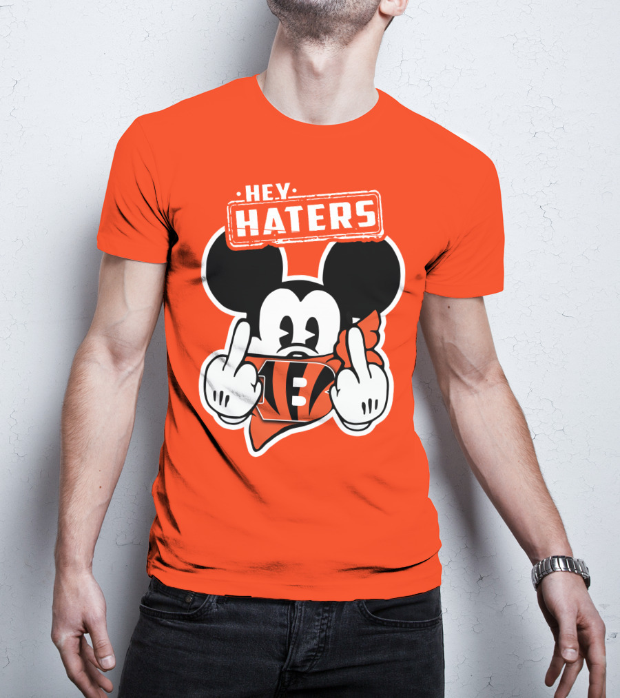 Hey Haters Mick V2 Cincinnati Bengals T-Shirt