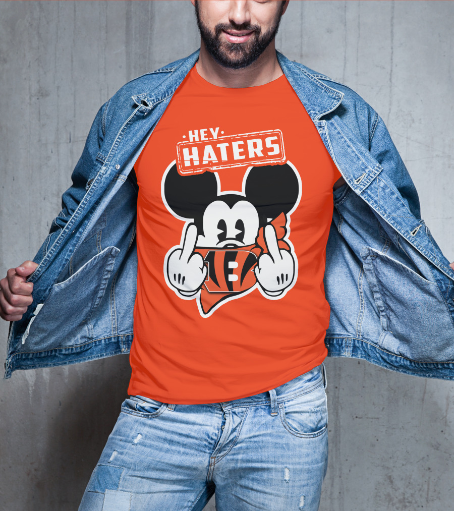 Hey Haters Mick V2 Cincinnati Bengals T-Shirt
