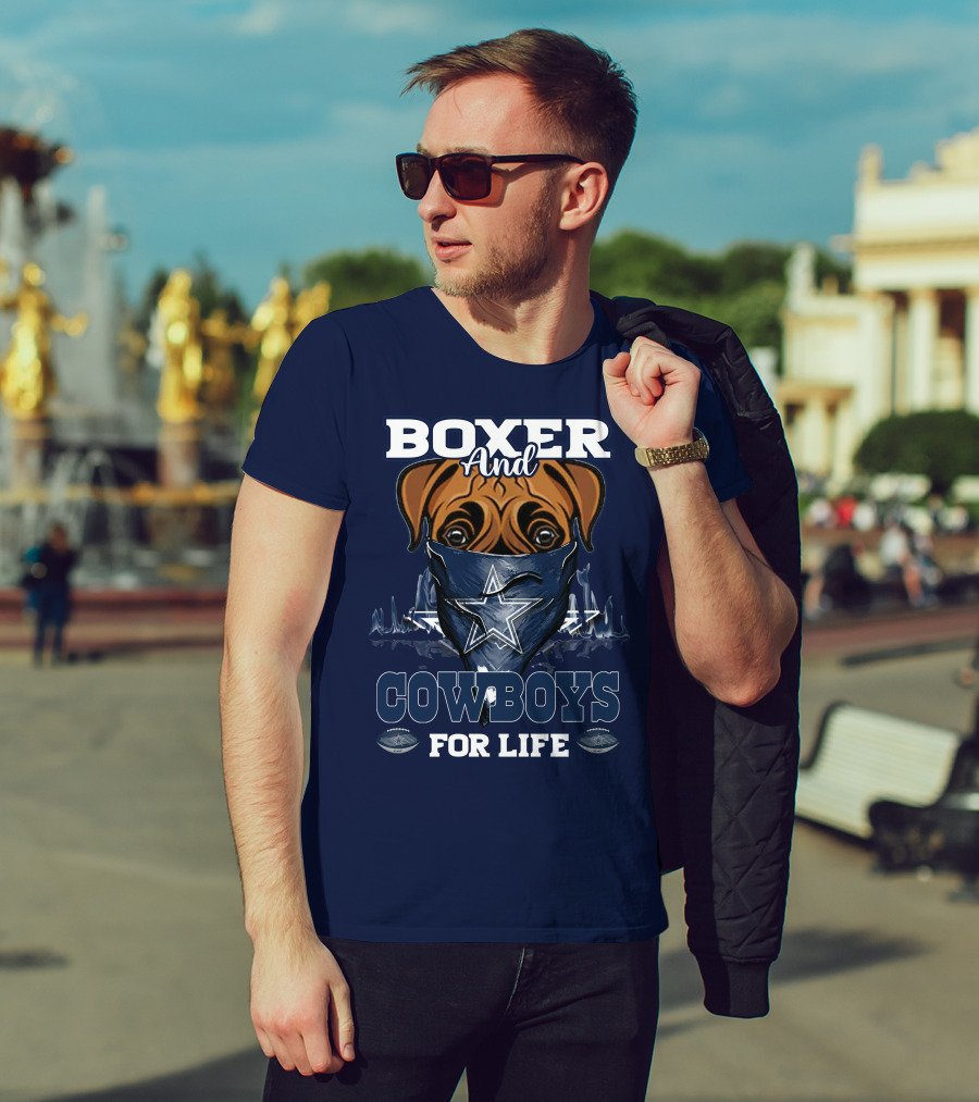 Boxer And Cowboys For Life T-Shirt