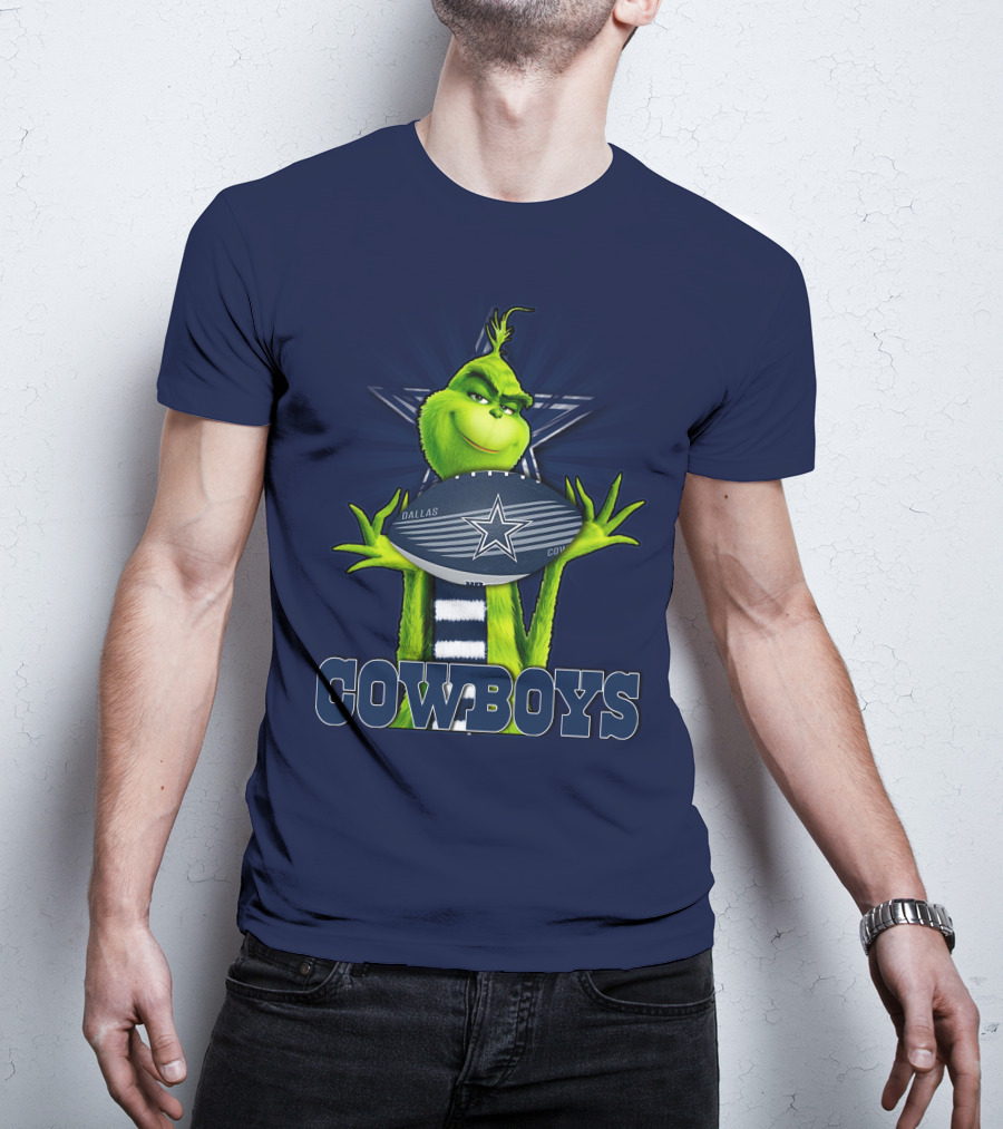 Grinch Dallas Cowboys Football T-Shirt