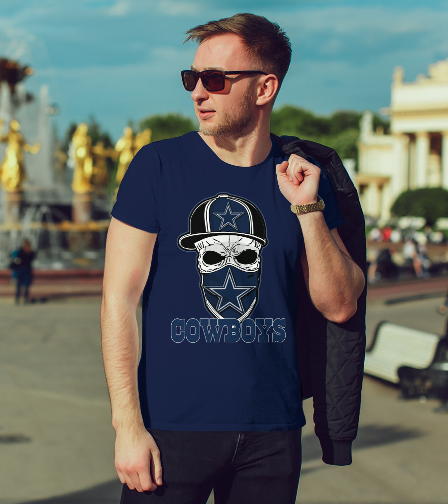 Cowboys Skull Star Hat T-Shirt