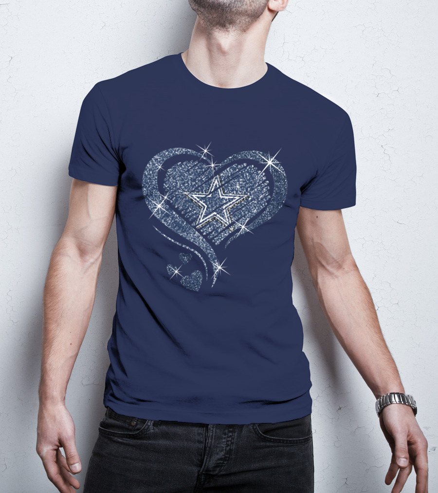 Heart Diamond Star DALLAS COWBOYS T-Shirt