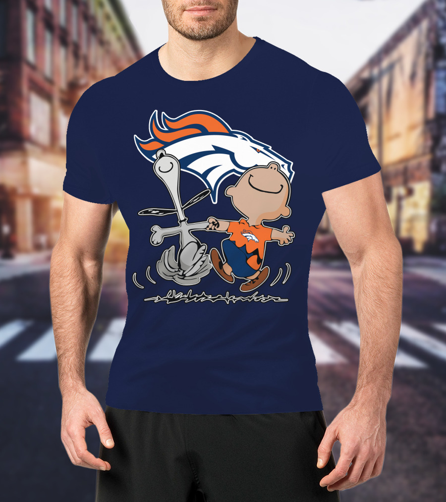 Denver Broncos Dancing Characters T-Shirt