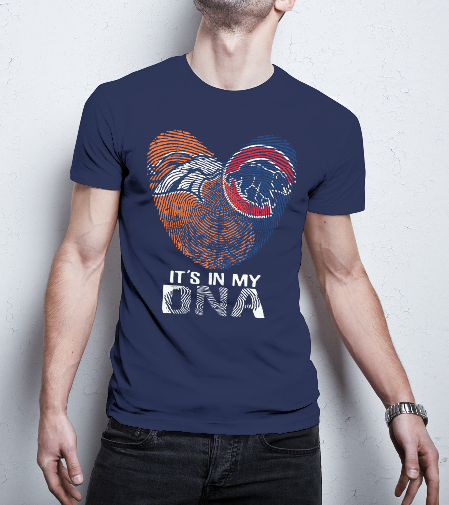 Denver Broncos It's In My Dna Fingerprint T-Shirt