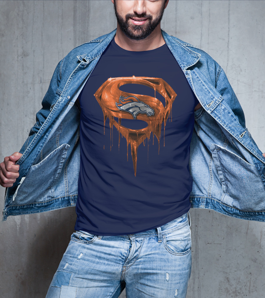 Superman Denver Broncos Fusion T-Shirt