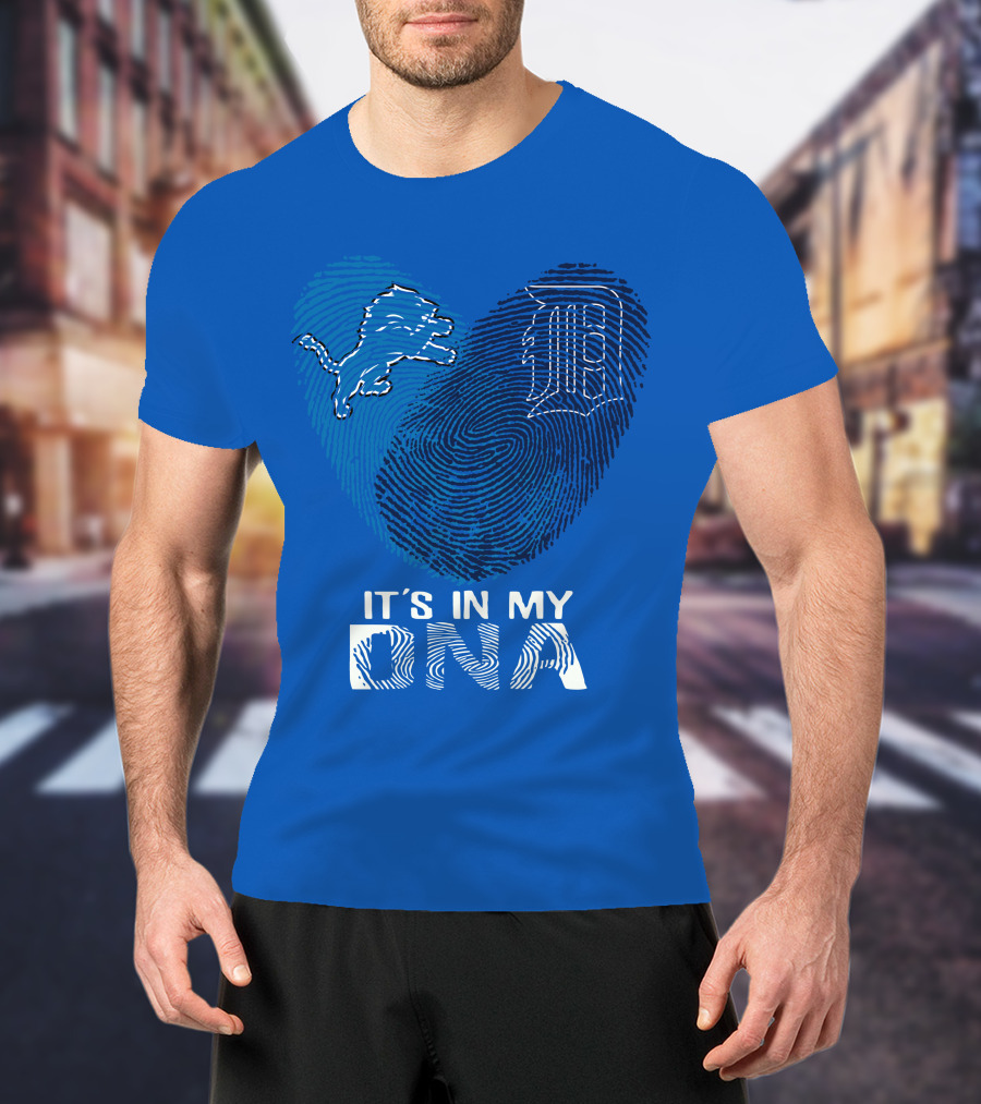 Detroit Lions Heart It's In My Dna T-Shirt