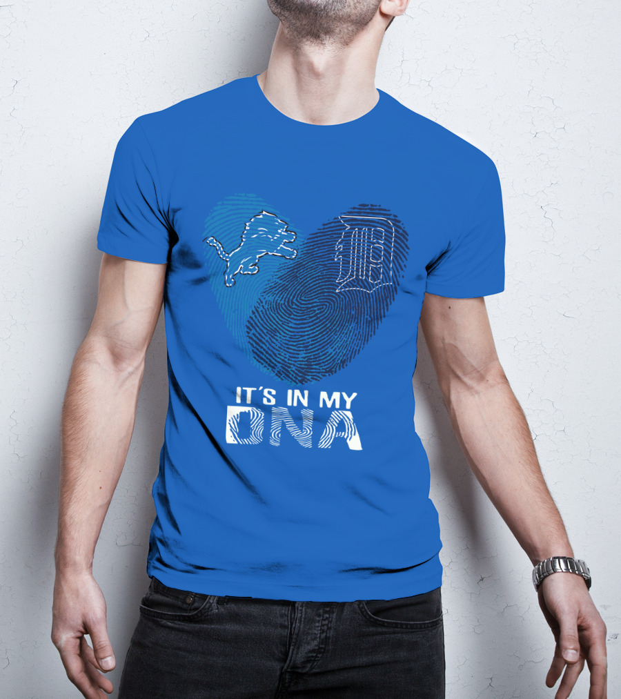 Detroit Lions Heart It's In My Dna T-Shirt