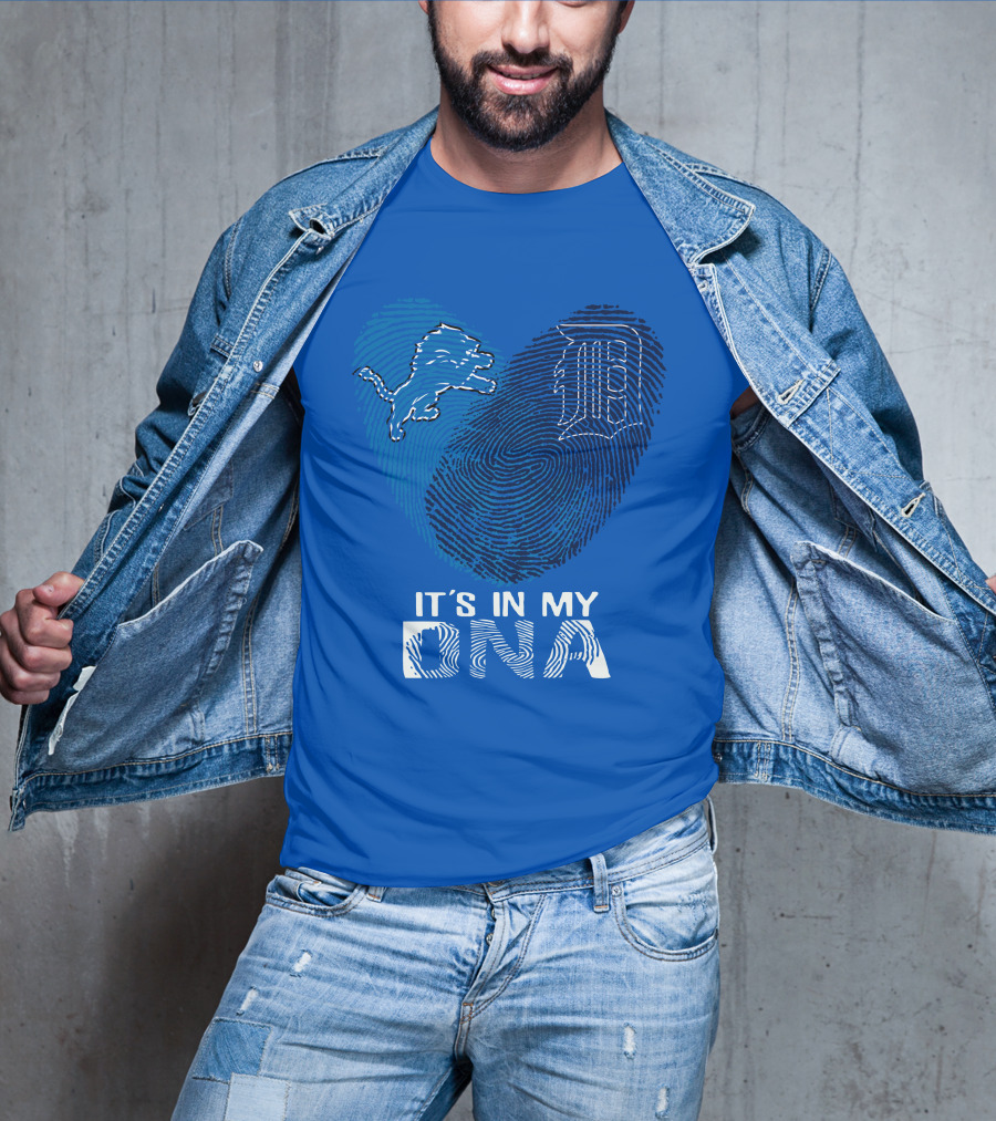 Detroit Lions Heart It's In My Dna T-Shirt