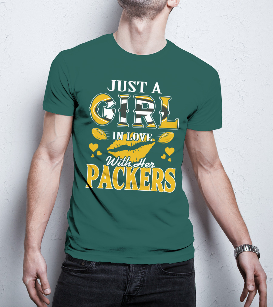 Just A Girl In Love With Her Packers T-Shirt