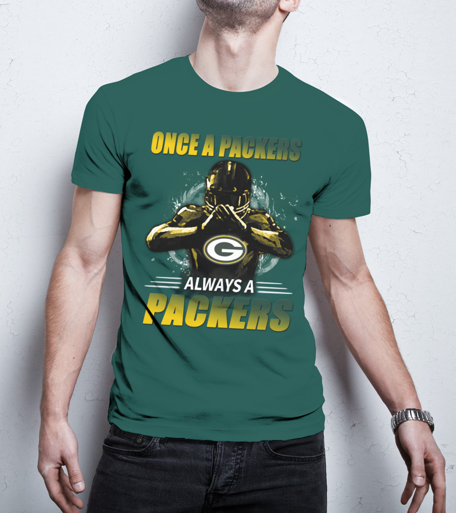 Once A Packers Always A Packers Green Bay Packers 38 T-Shirt
