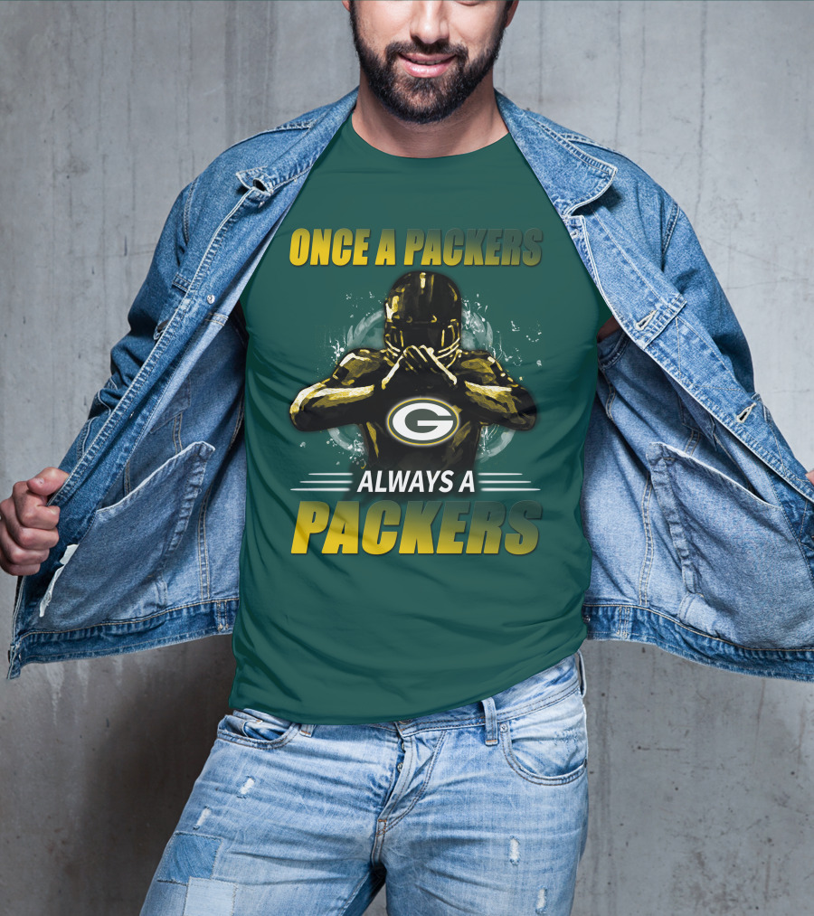 Once A Packers Always A Packers Green Bay Packers 38 T-Shirt