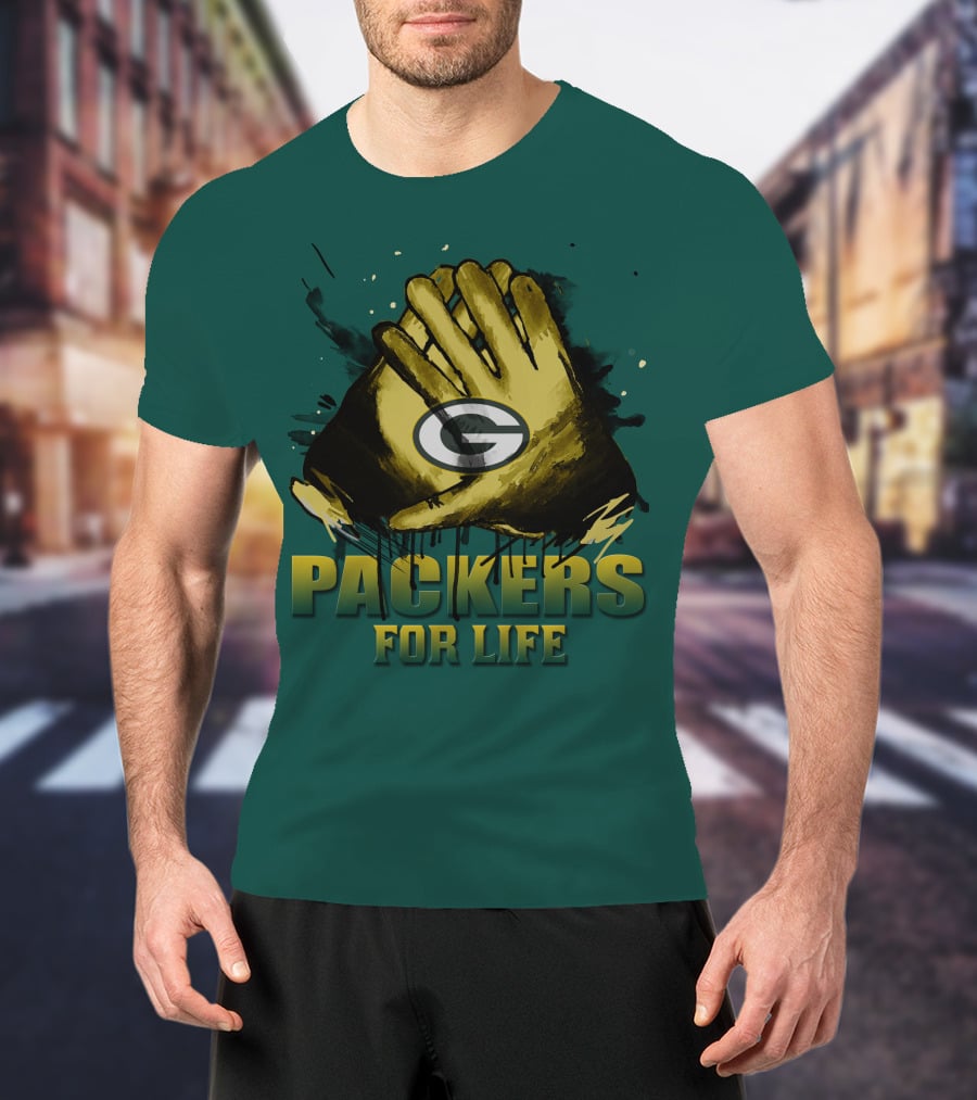 Packers For Life Green Bay Packers T-Shirt