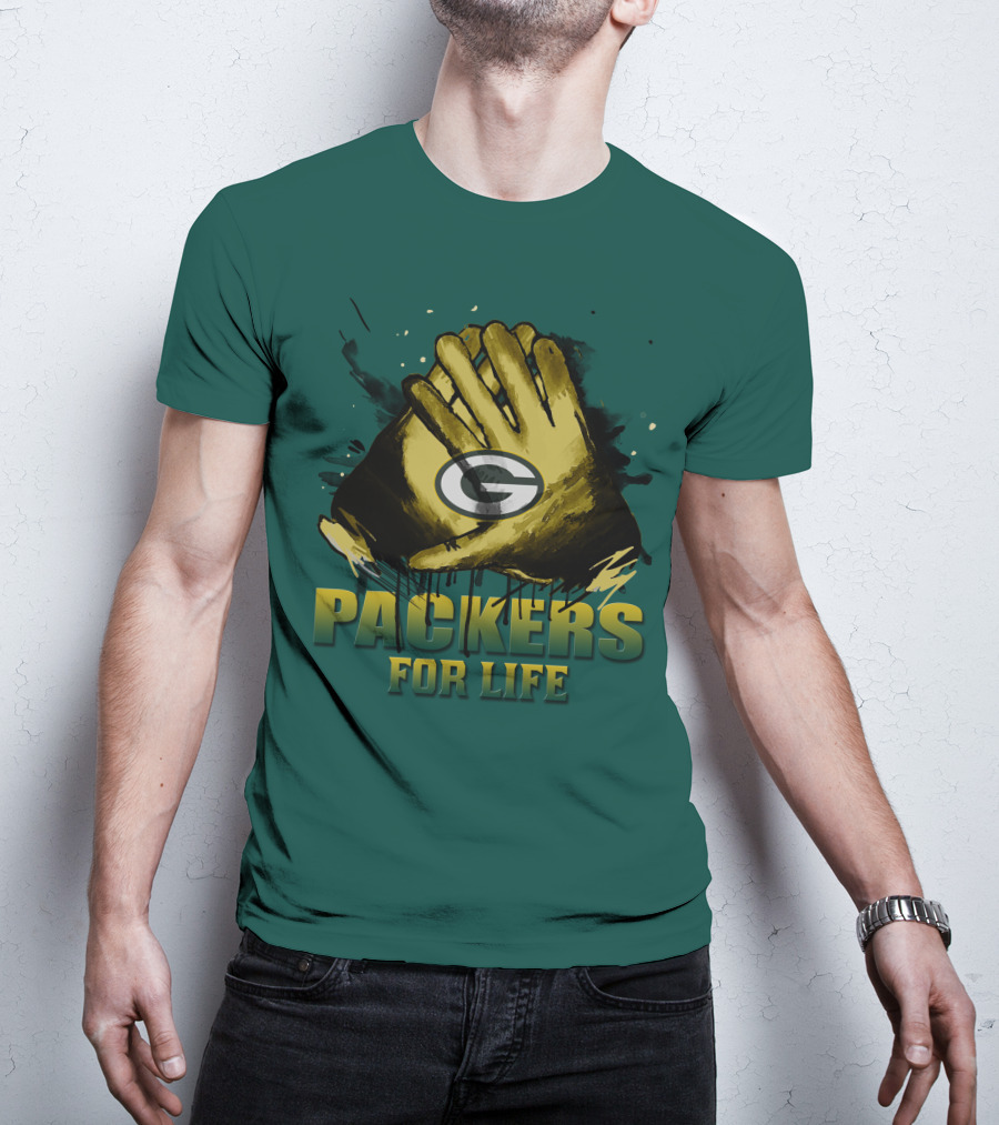 Packers For Life Green Bay Packers T-Shirt