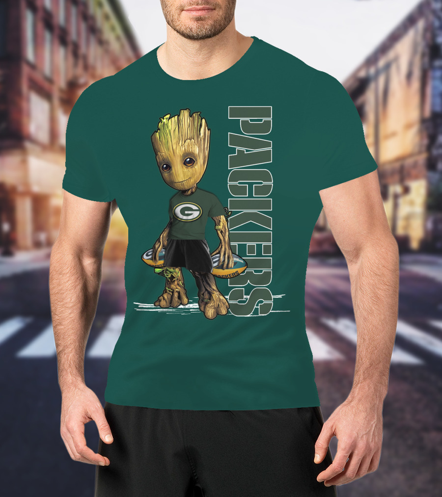Groot Green Bay Packers Football Fan T-Shirt