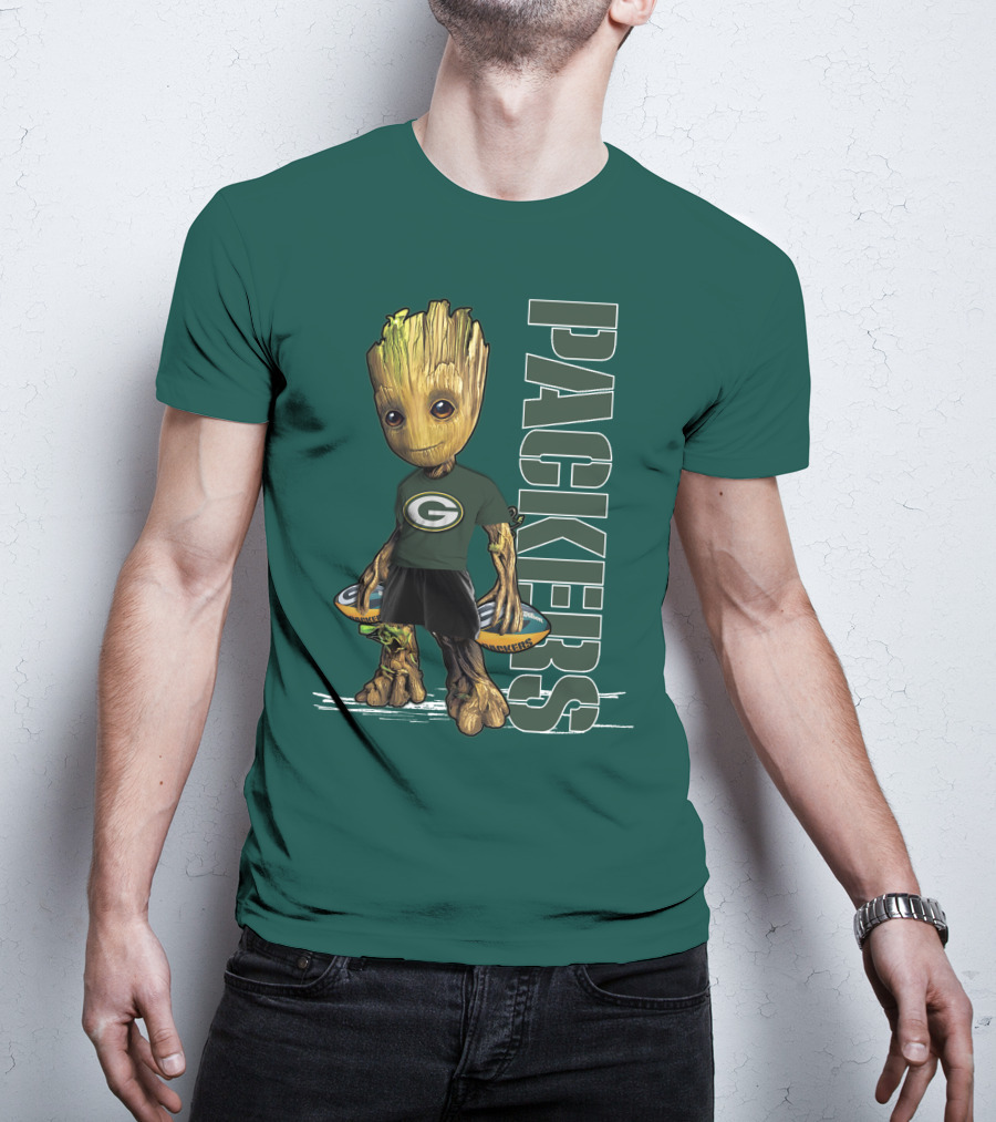 Groot Green Bay Packers Football Fan T-Shirt