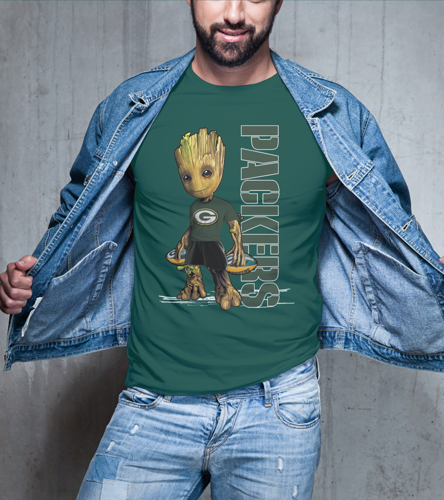 Groot Green Bay Packers Football Fan T-Shirt